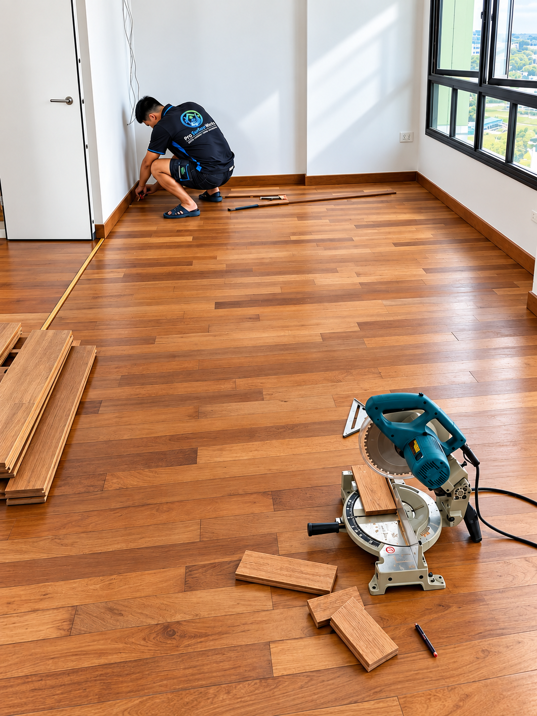Parquet Flooring service by Pro Surface Works